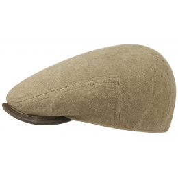 Stetson Cotton Canvas Flat Cap