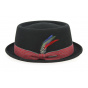 Stetson Black Wool Felt Holden Porkpie Hat