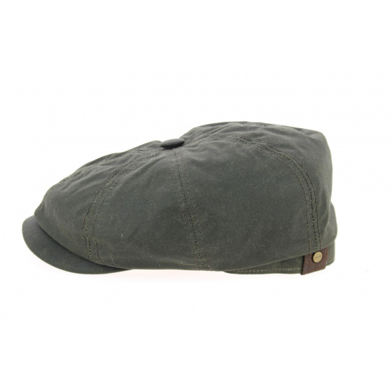 Casquette  Hatteras Coton Imperméable Kaki- Stetson