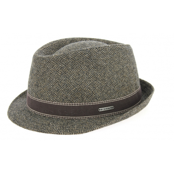 Stetson Brown Wool Conley Trilby Hat