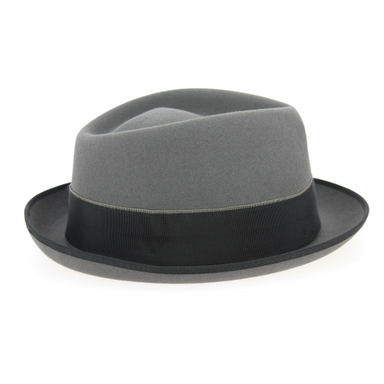 Chapeau Porkpie Feutre Poil Gris- Stetson 