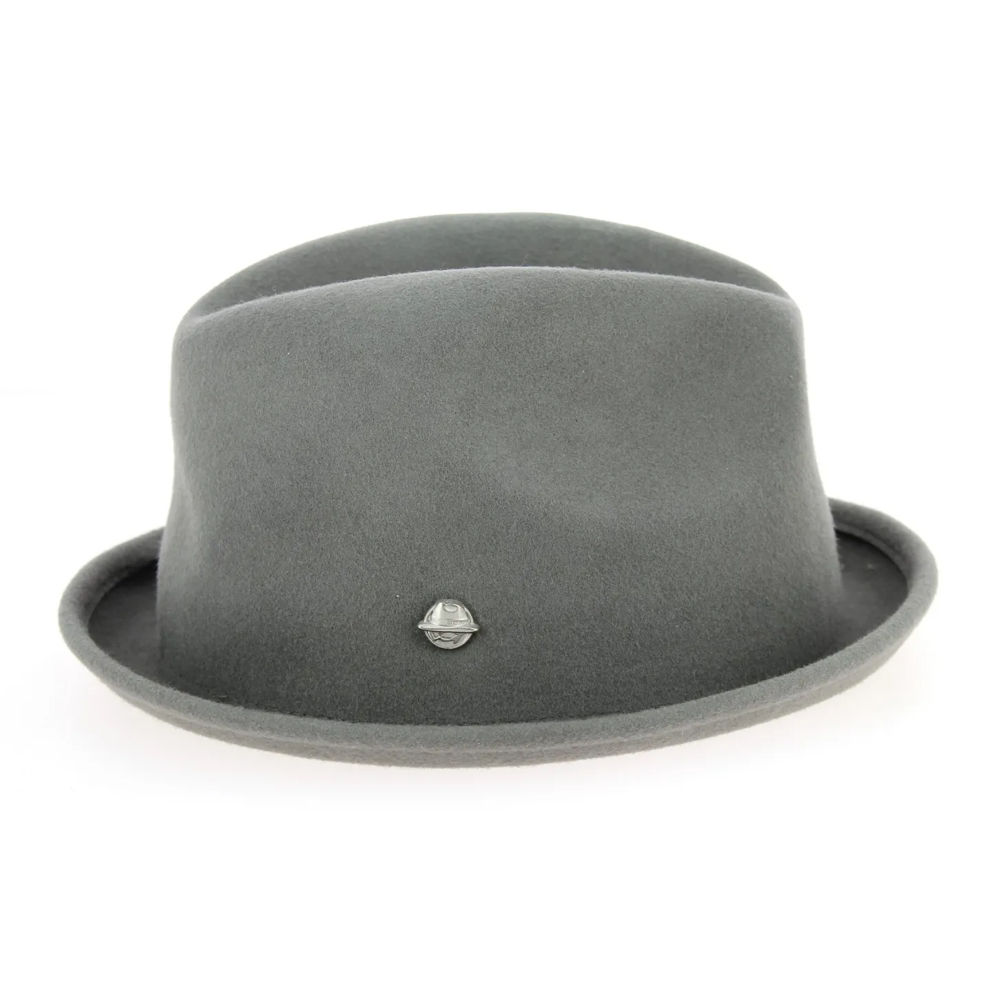 Grey Wool Felt Porkpie Spearfish Hat - Stetson Reference: 4500 | Traclet Hatmakers