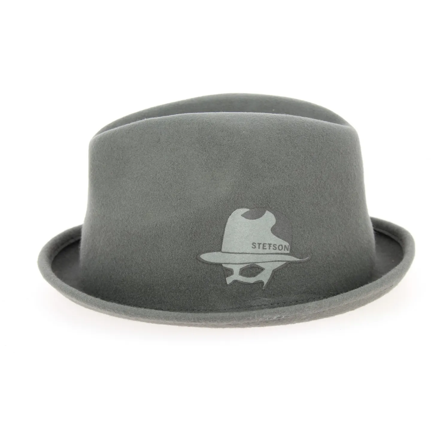 Chapeau Porkpie Spearfish Feutre Laine Gris- Stetson  Reference : 4500 | Chapellerie Traclet
