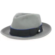 Raymond Grey Wool Felt Fedora Hat - Stetson Reference: 4501 | Traclet Hat Shop