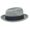 Chapeau Fedora Raymond Feutre Laine Gris- Stetson  Reference : 4501 | Chapellerie Traclet