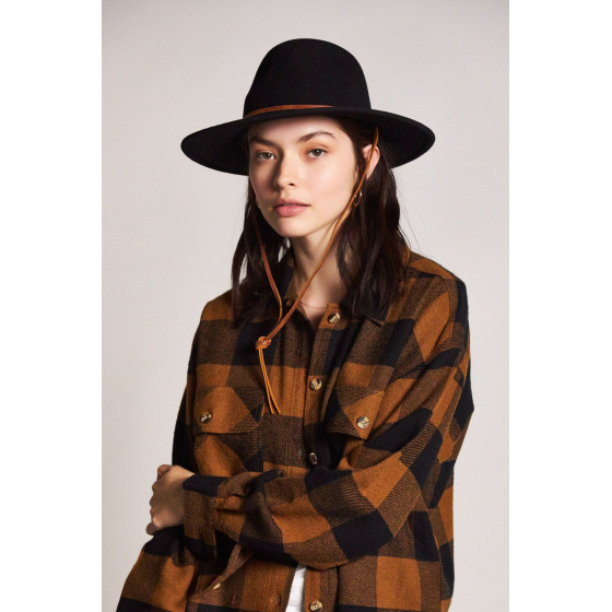 Tiller Black Felt Hat - Brixton