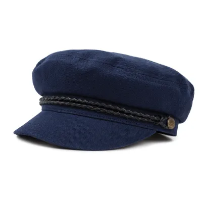 Ashland Indigo Cotton Sailor Cap - Brixton Reference: 8095 | Traclet Hat Shop