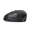 Casquette Brood Cuir Noir- Brixton Reference : 5985 | Chapellerie Traclet