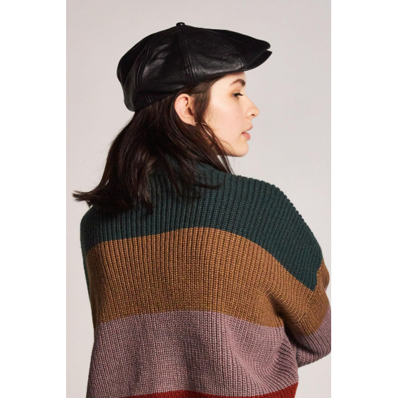 Casquette Brood Cuir Noir- Brixton