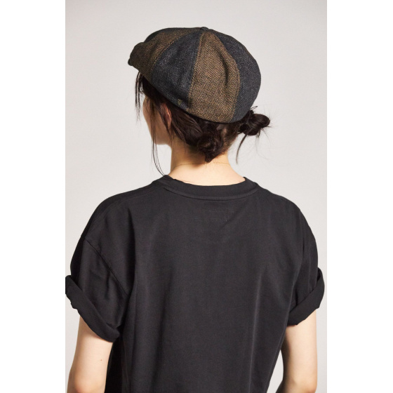 Casquette Brood Coton Marron & Gris- Brixton