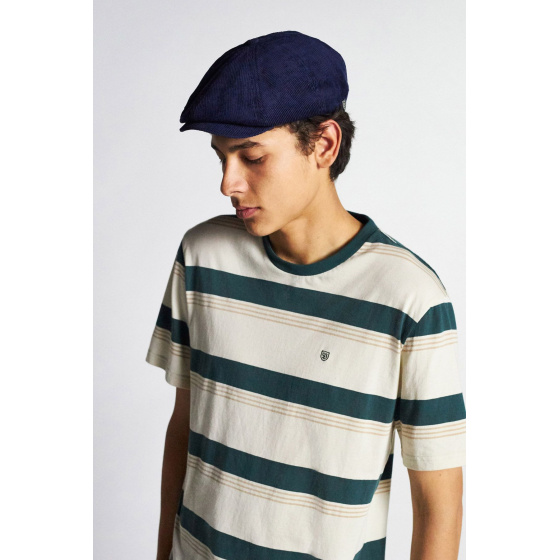 Casquette Brood Coton  Bleu Patriote- Brixton