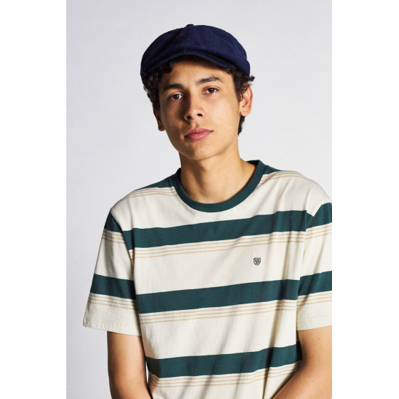 Casquette Brood Coton  Bleu Patriote- Brixton