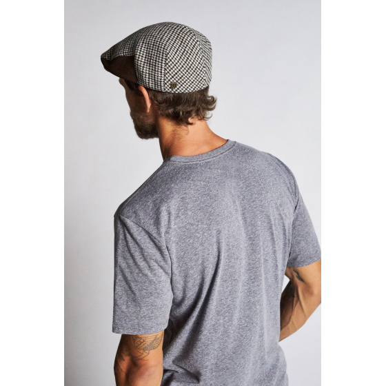 Casquette Plate Hooligan pieds de poule- Brixton