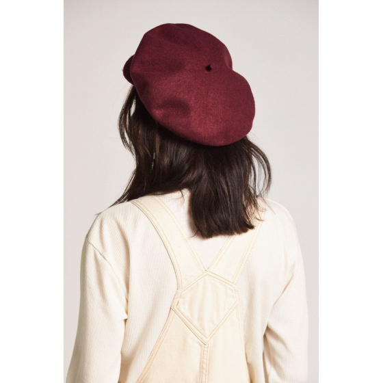 Béret Audrey Visière Laine Bordeaux- Brixton Béret Audrey Visière Laine Bordeaux- Brixton