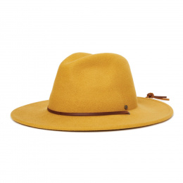 Traveller Field Hat Mustard Wool Felt- Brixton 