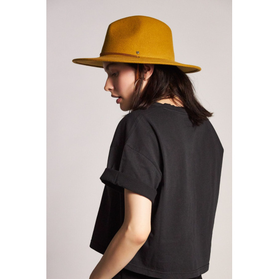 Traveller Field Hat Wool Felt Mustard - Brixton