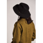 Freeport Fedora Hat in Black Wool Felt - Brixton