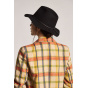 Black Wool Felt Wesley Traveller Hat - Brixton