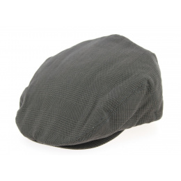 Brown Checkered Hooligan Flat Cap - Brixton
