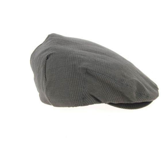 Casquette Plate Hooligan Carreaux Marron- Brixton