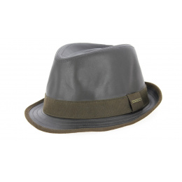 Brown Leather Trilby Hat Citrus - Stetson