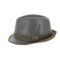 Brown Leather Trilby Hat Citrus - Stetson