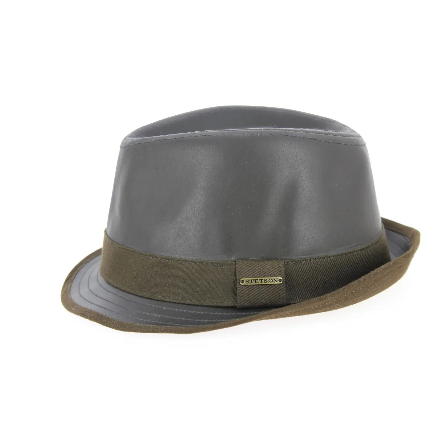 Brown Leather Trilby Hat Citrus - Stetson Reference: 4467 | Traclet Hatters