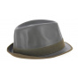 Brown Leather Trilby Hat Citrus - Stetson