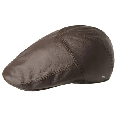 Casquette Bombée Langham Cuir Marron- Bailey Reference : 9727 | Chapellerie Traclet