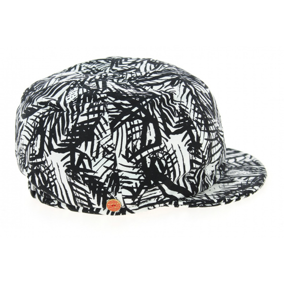 Romy Newsboy Cap Cotton Leaf Print - Mayser