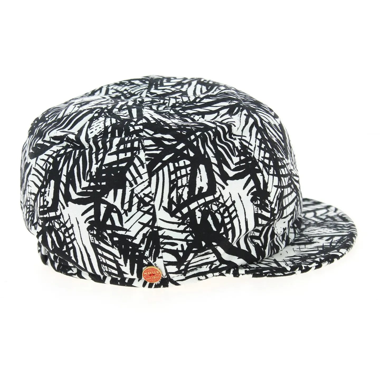 Romy Newsboy Cap Cotton Leaf Print - Mayser Reference: 9729 | Traclet Hat Shop