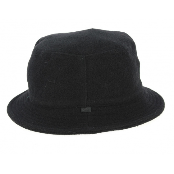 Black Rubber Bucket Hat - Qhuit