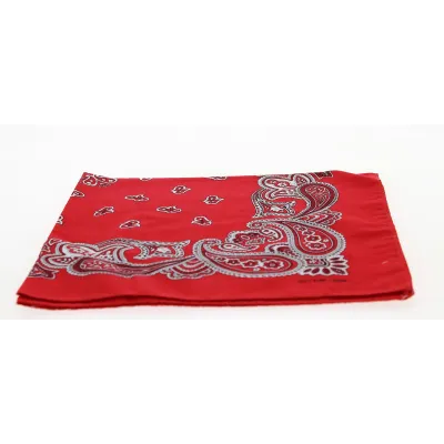 bandana headscarf rouge -  100% coton - Achat en ligne Reference : 6875 | Chapellerie Traclet