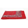 bandana headscarf rouge -  100% coton - Achat en ligne Reference : 6875 | Chapellerie Traclet