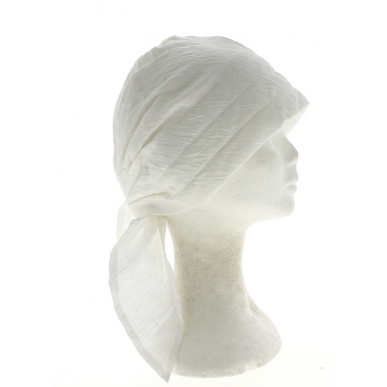 Colored Linen Chemotherapy Turban Hat