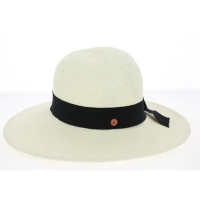White Finja Panama Wide-Brimmed Hat -Mayser  Reference: 2481 | Traclet Hat Shop
