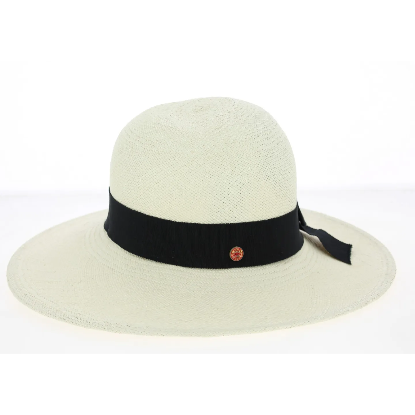 White Finja Panama Wide-Brimmed Hat -Mayser  Reference: 2481 | Traclet Hat Shop