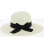 White Finja Panama Wide-Brimmed Hat -Mayser