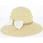 Natural Frederike Panama Wide-Brim Hat-Mayser