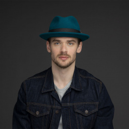 Bailey Tino Bottle Green Trilby Hat