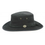 Australian Foldaway Suede Hat Black - Barmah