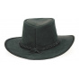 Chapeau Traveller Swagman Cuir Noir - Bc Hats 