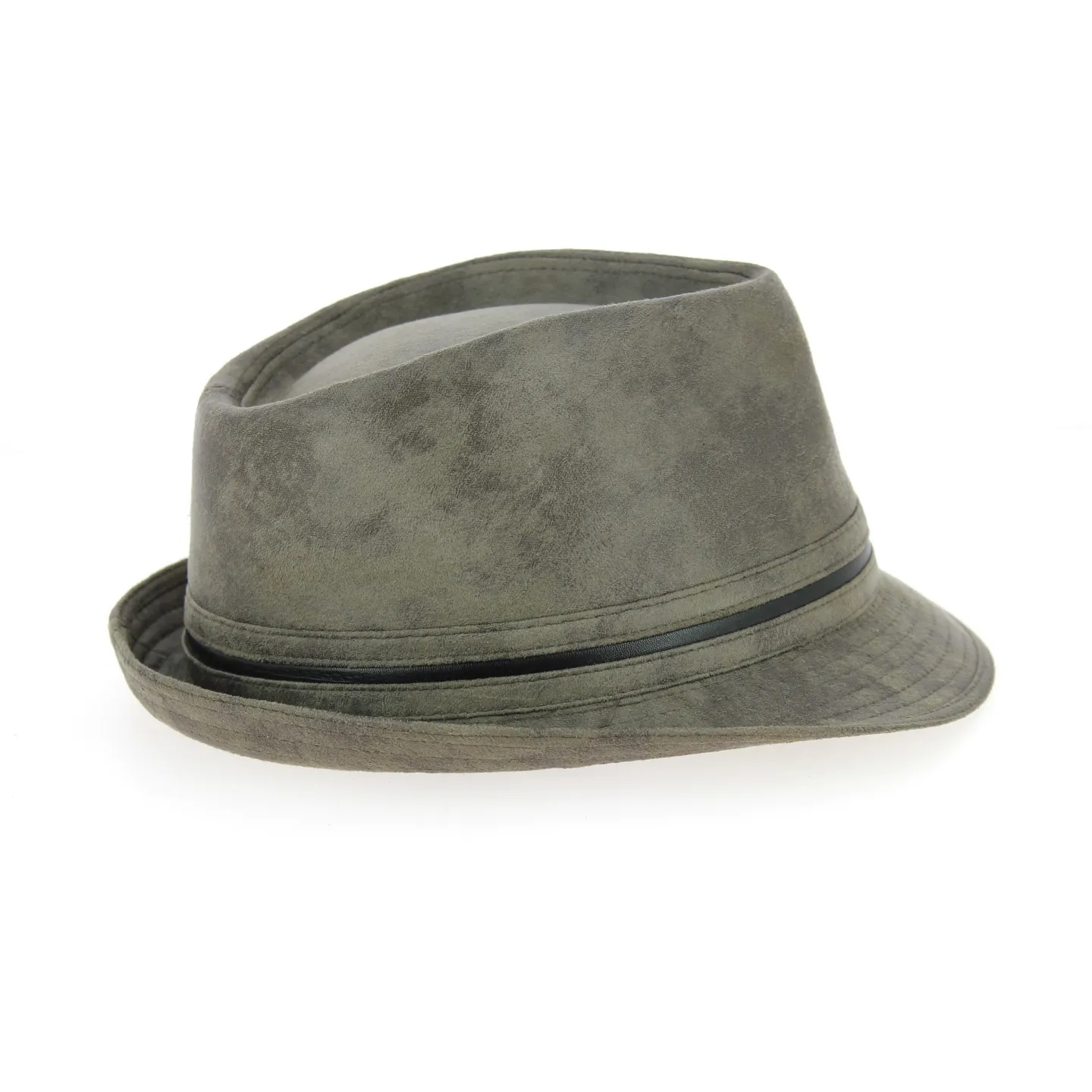 Chapeau Trilby Polyester Gris- Aussie Apparel  Reference : 9748 | Chapellerie Traclet