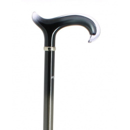 Grey Plexiglass Crutch Cane - Fayet