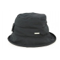 Simone Black Rain Cloche Hat - Seeberger