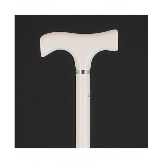 White Crutch Cane For Visually Impaired - Fayet