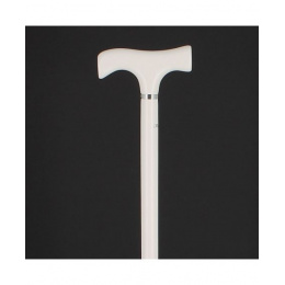 White Crutch Cane For Visually Impaired - Fayet