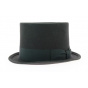 Grey wool top hat rental