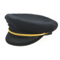 Camaret Black Wool Sailor Cap - Traclet
