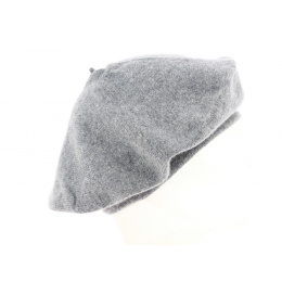 Black or Gray Cashmere Beret - Traclet